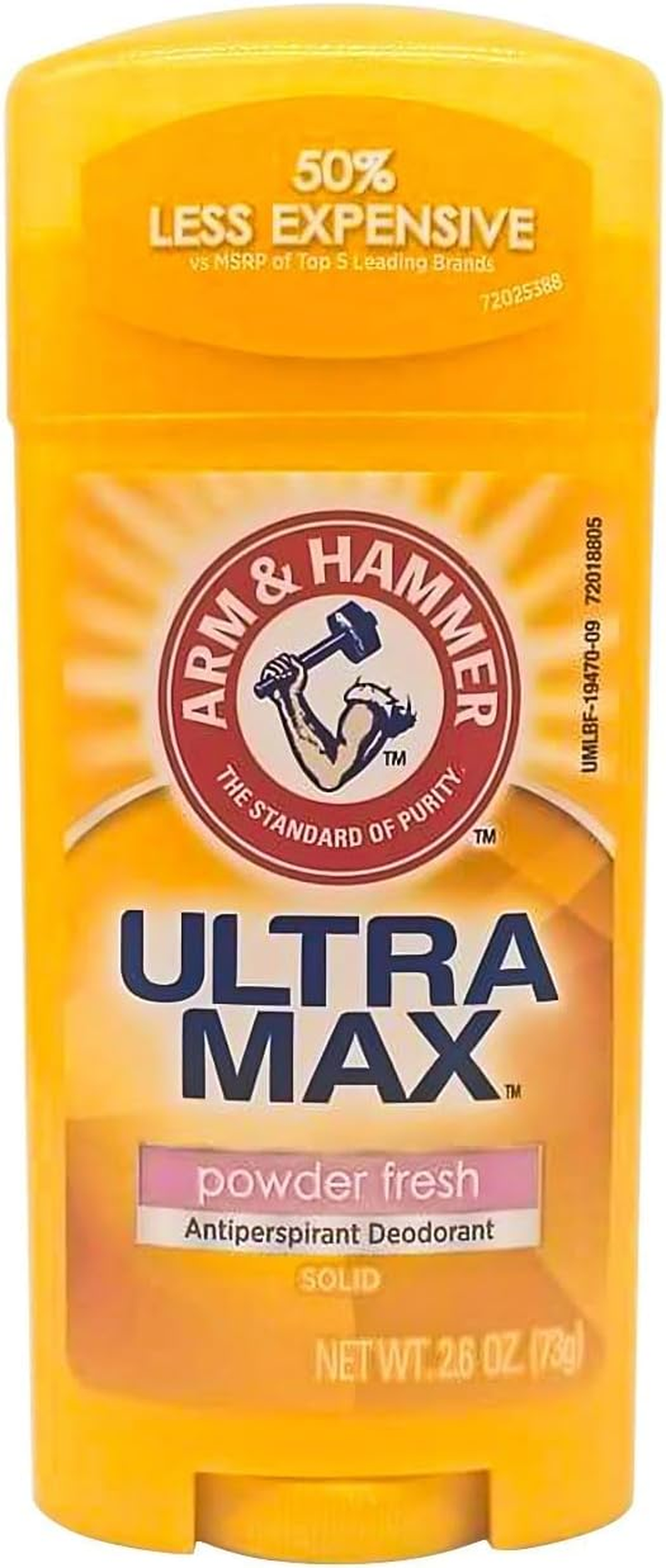 Arm & Hammer Ultramax Invisible Solid Powder Fresh Antiperspirant & Deodorant-2.6 Oz image number 1