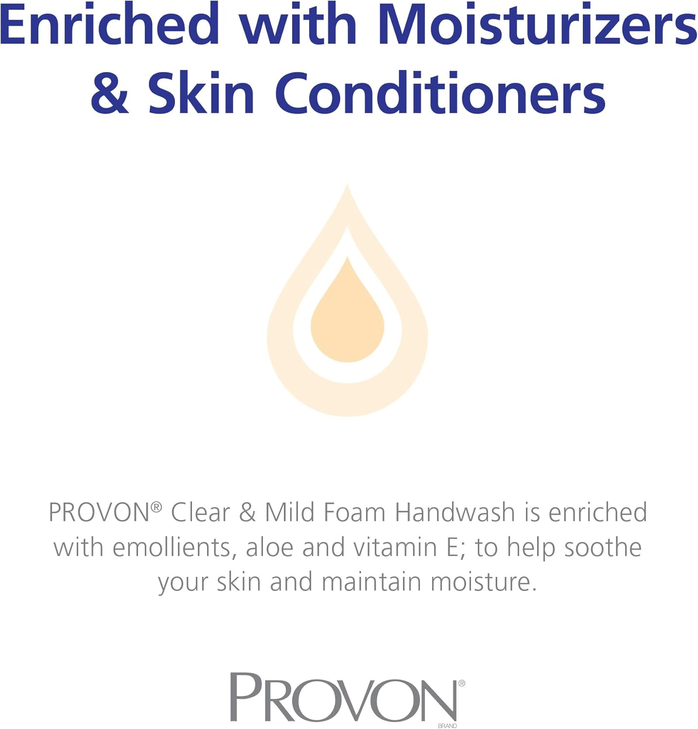 PROVON 8821-03 Clear and Mild Foam Handwash 1250 Ml ADX-12 Refill (Case of 3) image number 5