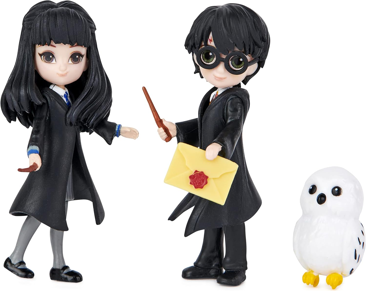 Wizarding World, Magical Minis Harry Potter and Cho Chang Friendship Set with Collectible Toy Figures and Creature, Kids&rsquo; Toys for Ages 5 and Up - Harry  Cho image number 3