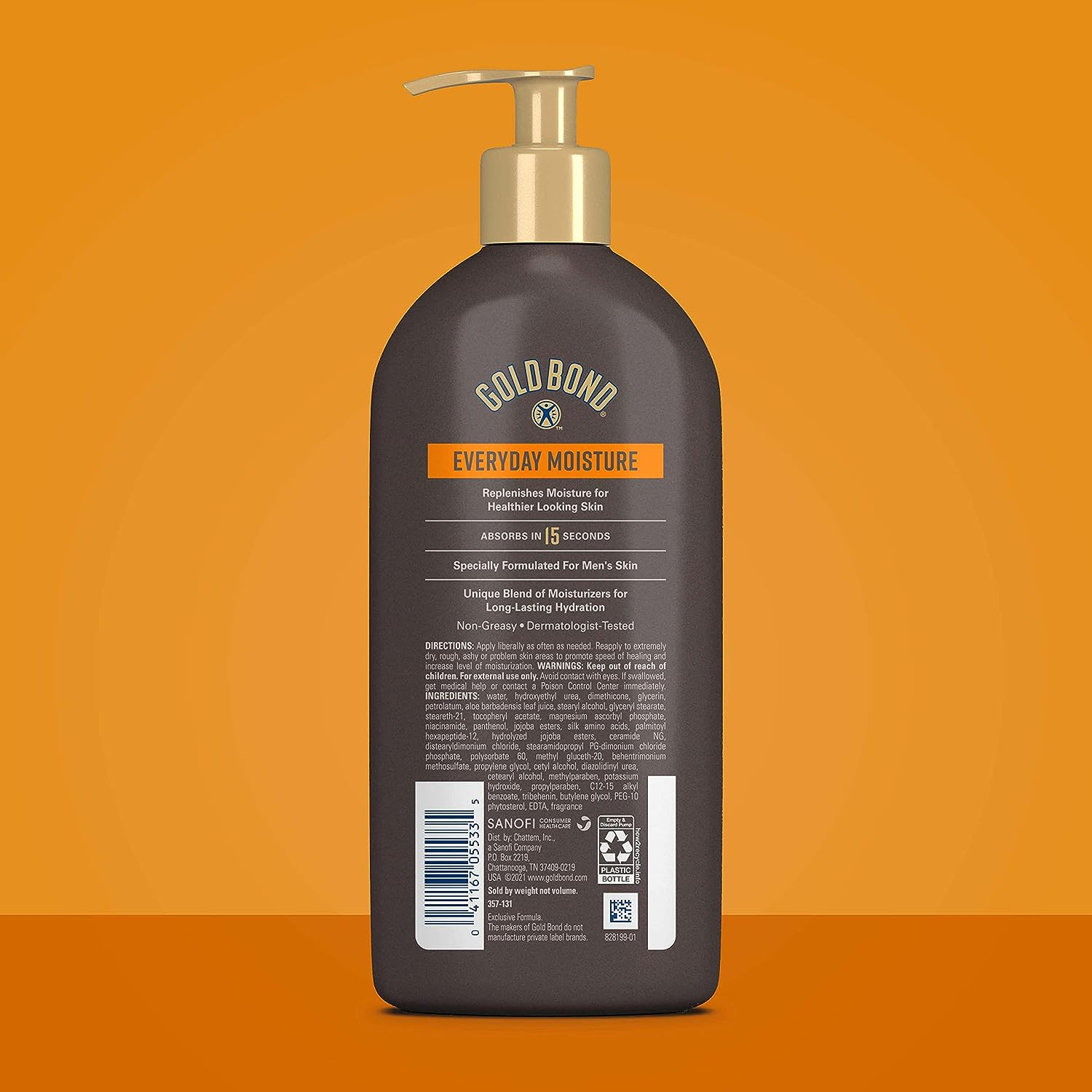 Gold Bond Men'S Essentials Hydrating Lotion 14.5 Oz., Everyday Moisture for Dry Skin