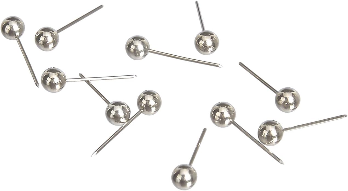 Amazon Basics 3 Millimetres Push Pins Map Tacks 10 Colors (Each Color 60 PCS) - 600-Pack