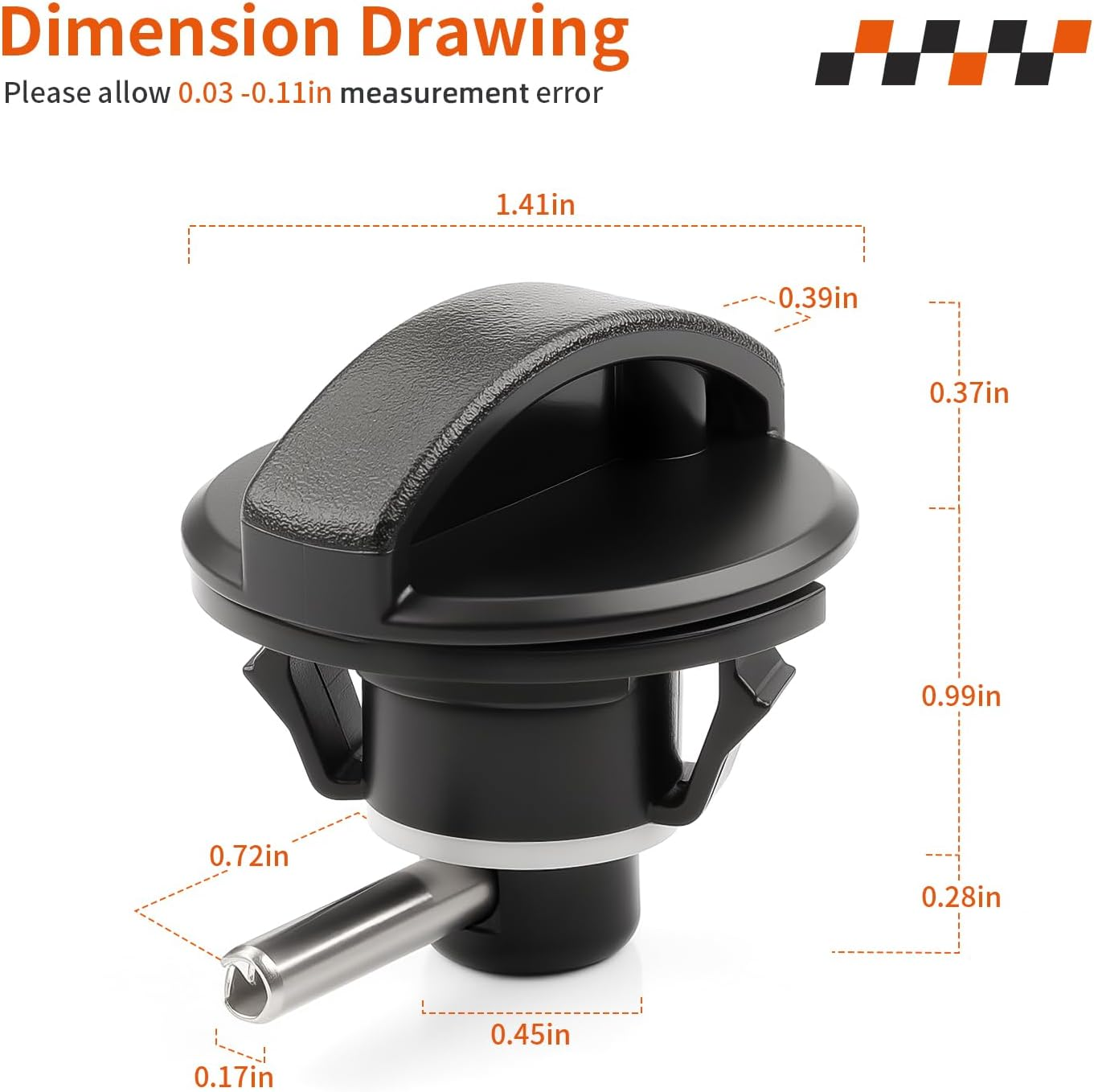 Glove Box Lock Latch for Yamaha Wave Runner FX1000 FX1800 FX Cruiser HO SHO F1X-62875-00-00 image number 2