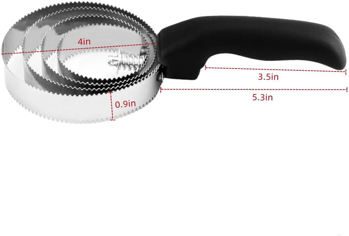 2Pcs Stainless Steel Curry Comb Horse Brush 4 Rings Rubber Horse Curry Comb for Cow Sheep Dog Goat Horse Brush Supplies image number 5