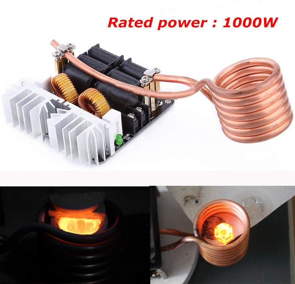 Yosoo 1000W ZVS Low Voltage Induction Heating Board Module Coil 12V-48V Flyback Driver Heater DIY image number 2