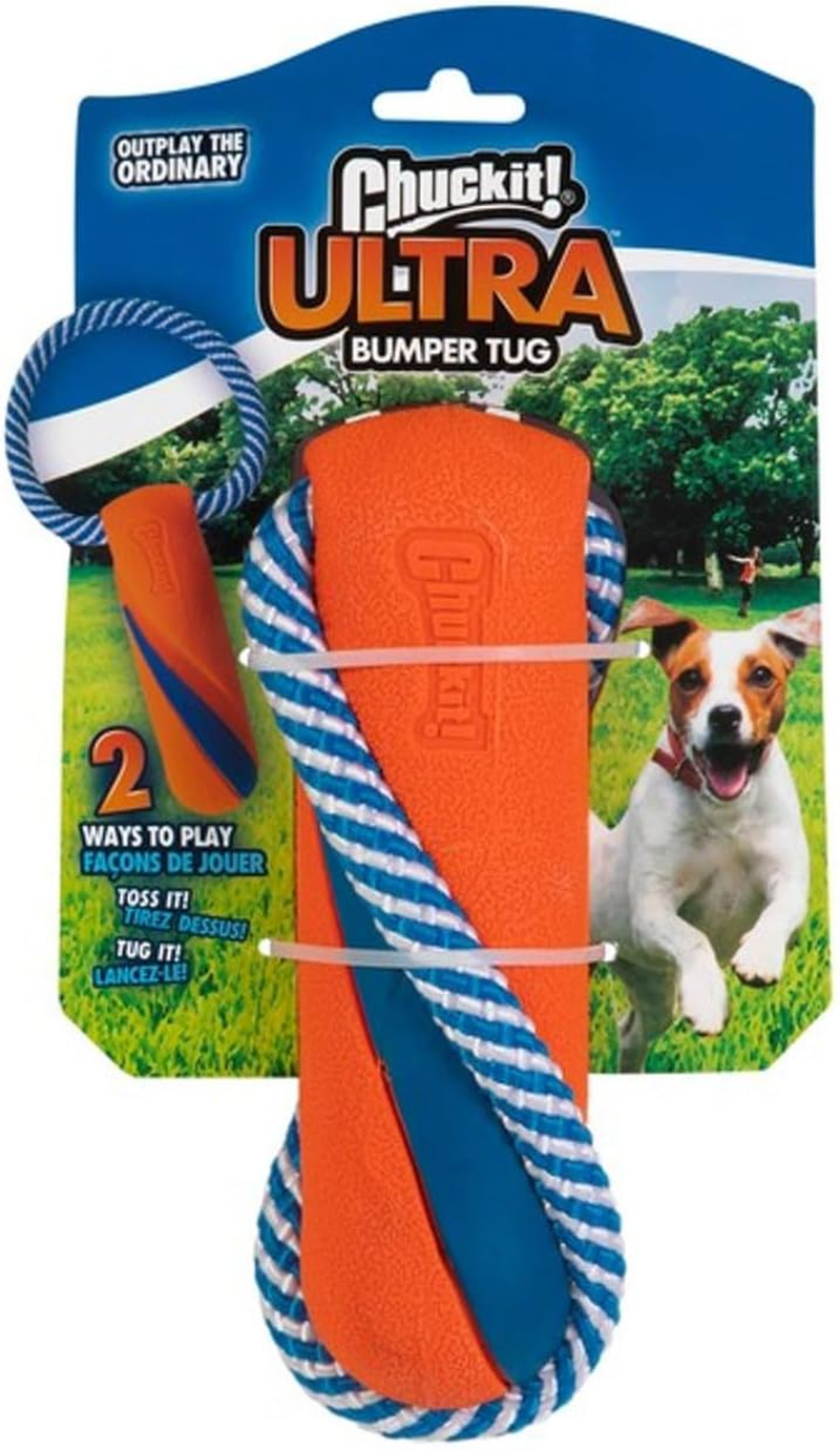 Chuckit! Ultra Bumper Tug Dog Toy,Orange,Medium image number 1