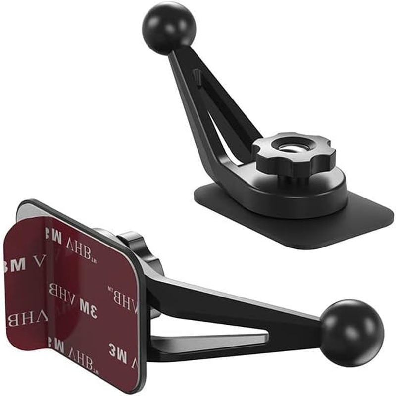 Vizgiz 2 Pack 17Mm Ball Sticky Mount Holder for Garmin Nuvi GPS Car Phone Wireless Charger Adhesive Dashboard Tape Sticker 17.4Mm Swivel Joint Replacement Magnetic Stand Cradles Clip MI Dash Cam image number 6