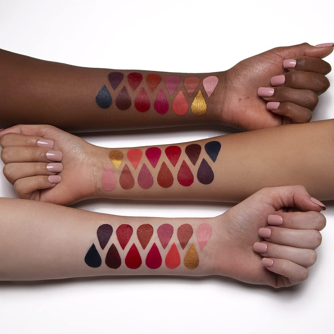 Wet N Wild Perfect Pout Lipstick, Dark Red 99% Chance of Wine, Vegan | Gluten-Free | Cruelty-Free | Lip Color, Lip Color image number 4