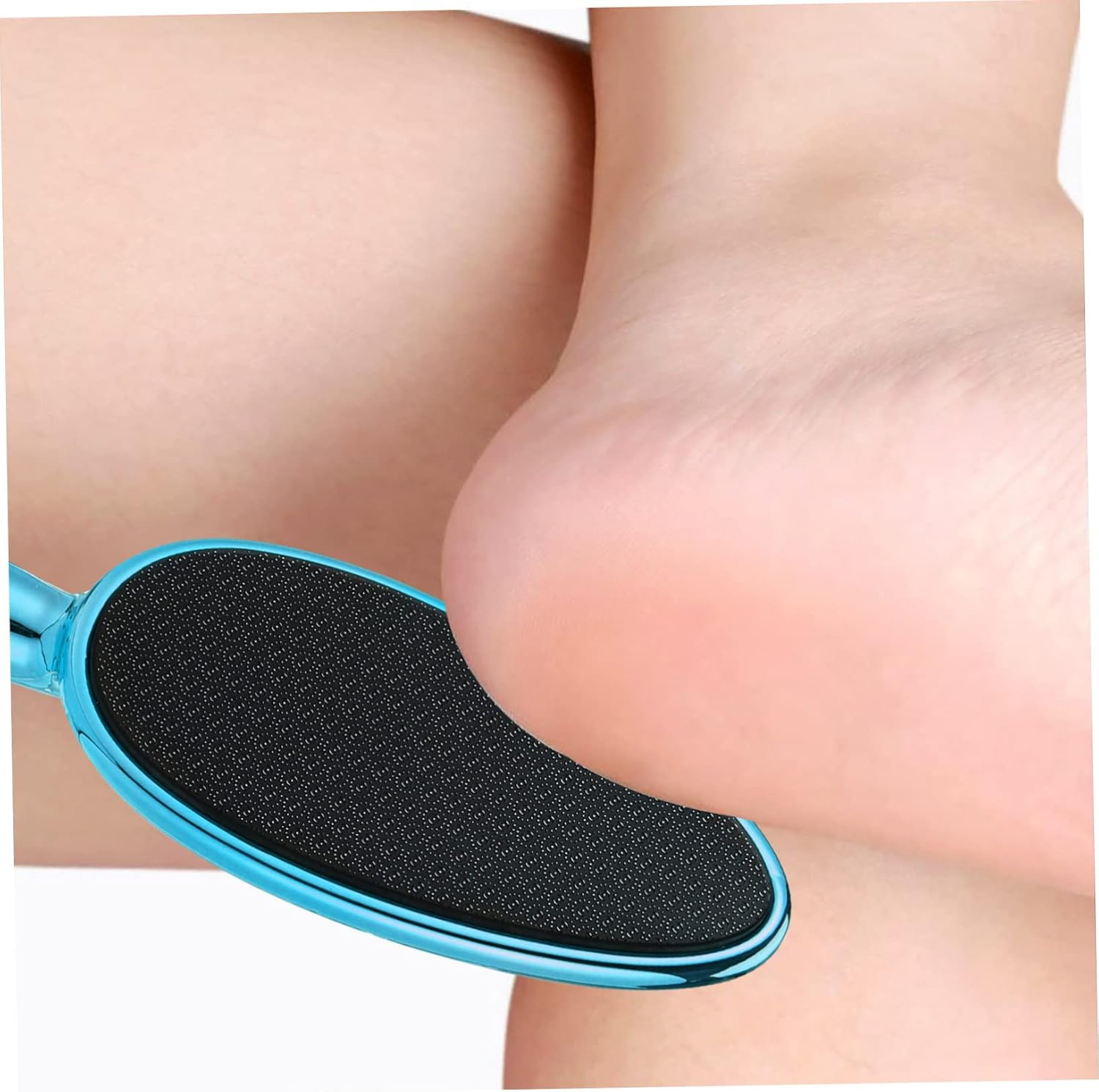 Healvian Nano Glass Callus Remover Foot File Peacock Blue Pedicure Tool for Hard Skin Removal Portable Foot Rubbing Tool image number 6