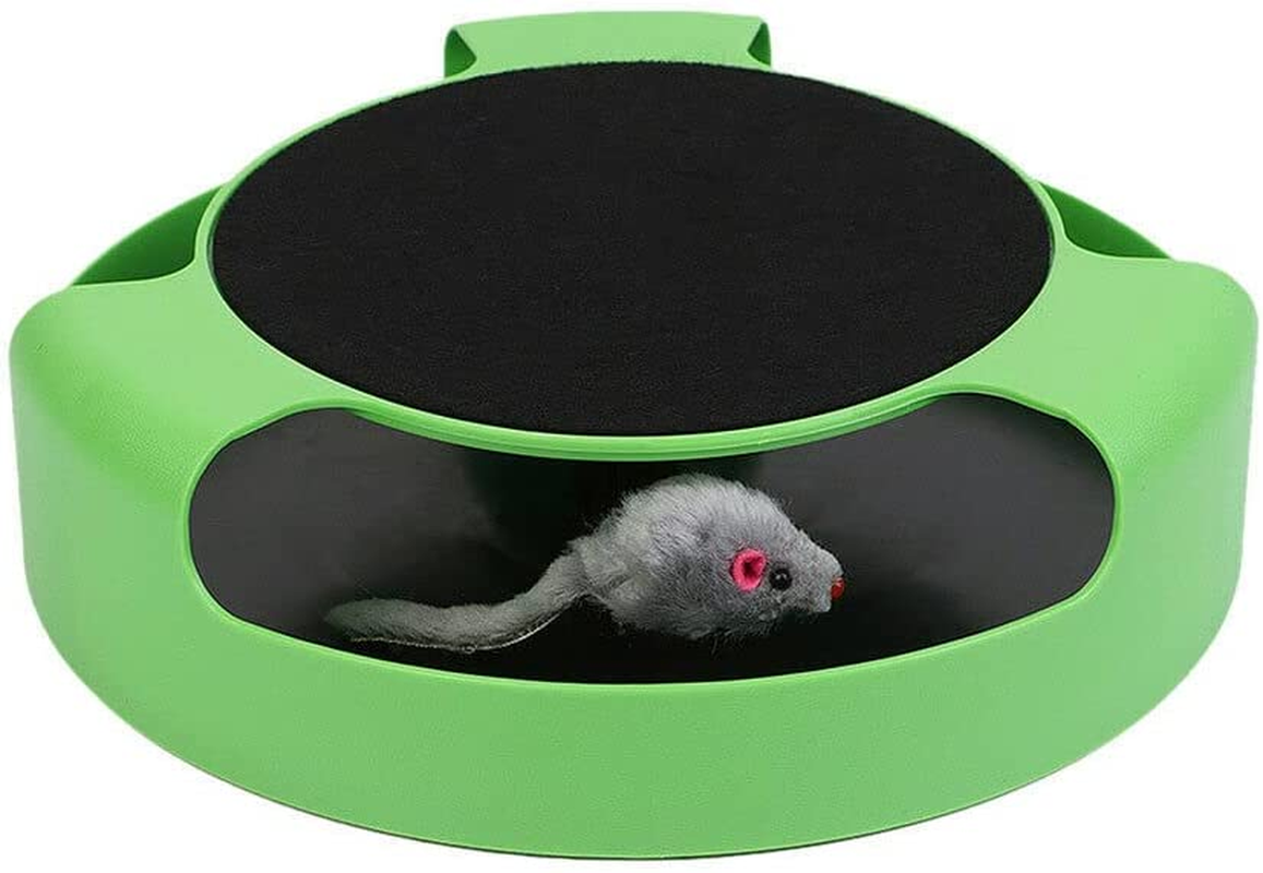 Motion Kitten Cat Toy Catch the Mouse Chase Interactive Cat Training Scratchpad image number 2