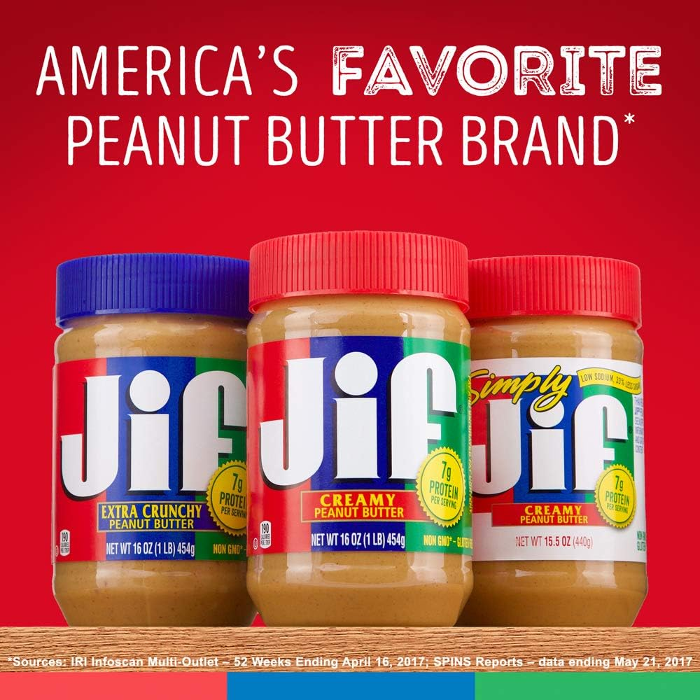 Simply Jif Creamy Peanut Butter, 27.3 Ounce (Pack of 1) image number 4