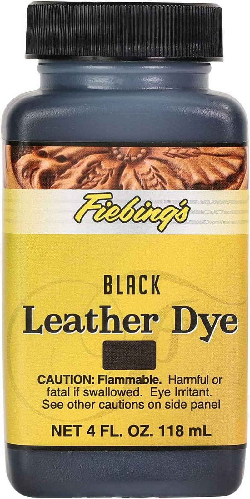 Fiebings Leather Dye Black 4Oz image number 4