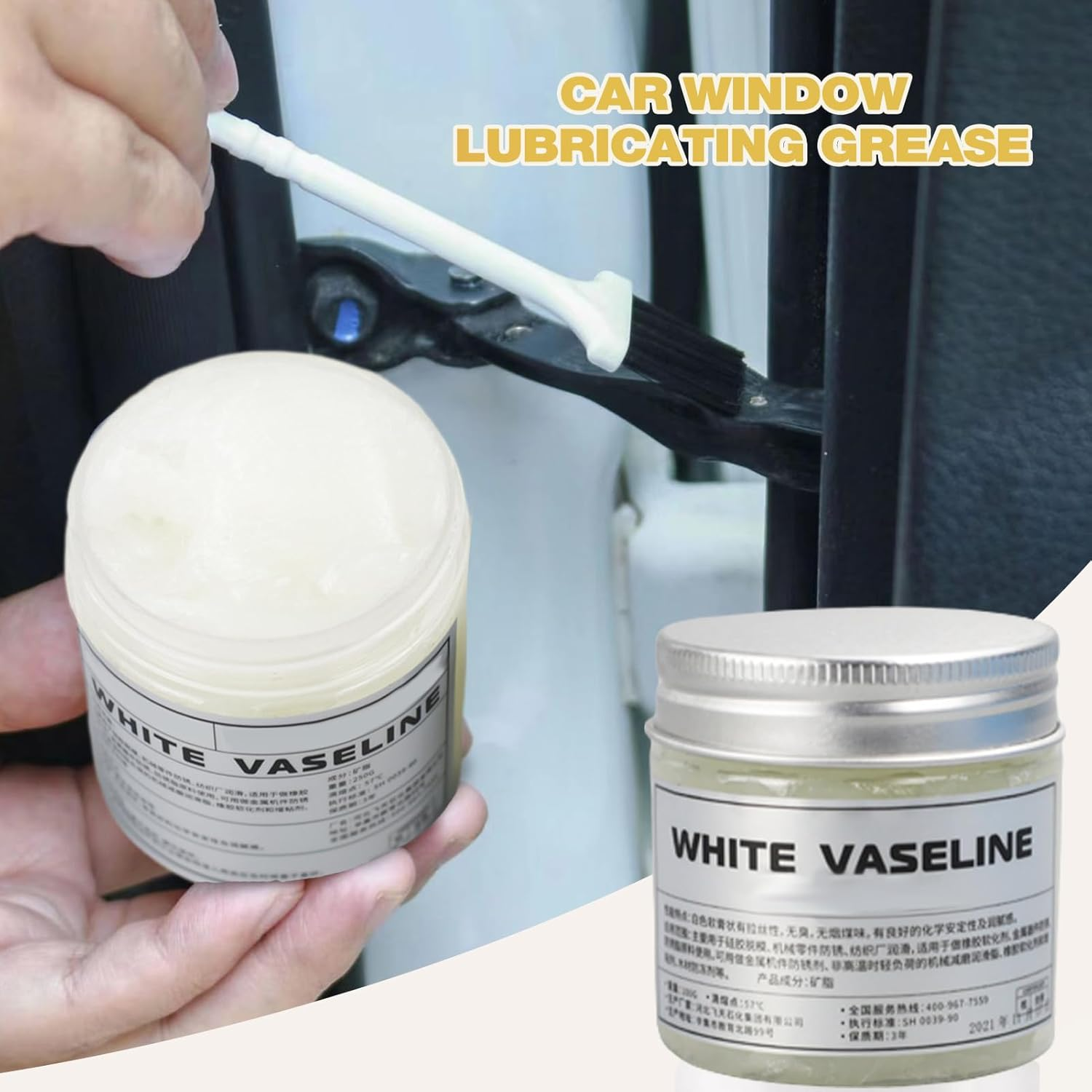 Camper Slide Out Lubricant,3.5Oz Car Window, Tire Mounting, Garage Door Grease - Anti-Stuck Hinge Lubricant for Smooth Door Handle, Removes Noise, Lubricates Skylight Track Buniq