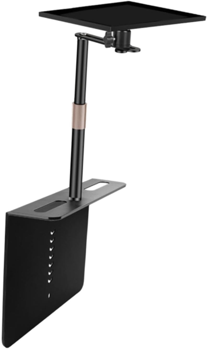 ZGUZMCMK Projector Stand Bed Sofa Projector Stand Easy Installation Black Projector Bracket Holder Adjustable Height for Stage Home, Small Tripod Head - Large Tripod Head image number 5