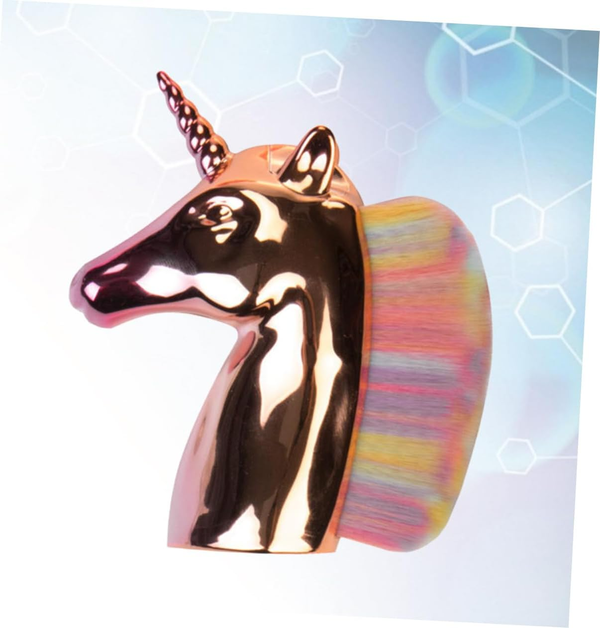 Minkissy Makeup Brush Rainbow Makeup Supplies for Women Girls Ladies for Travel image number 4