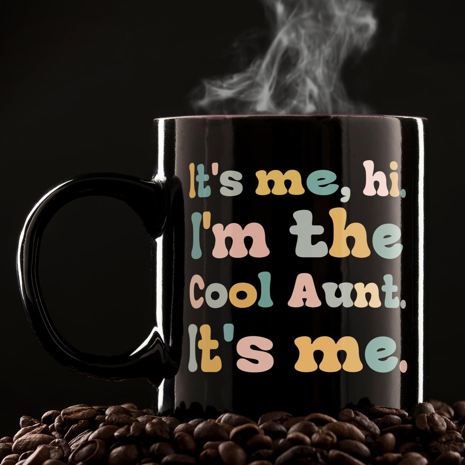 Fatbaby Cool Aunt Coffee Mug,Mother&rsquo;S Day Birthday Gifts for Aunt,New Aunt First Time Auntie to Be in My Auntie Era Tea Cup 11 OZ - Auntie Est.2025 image number 4