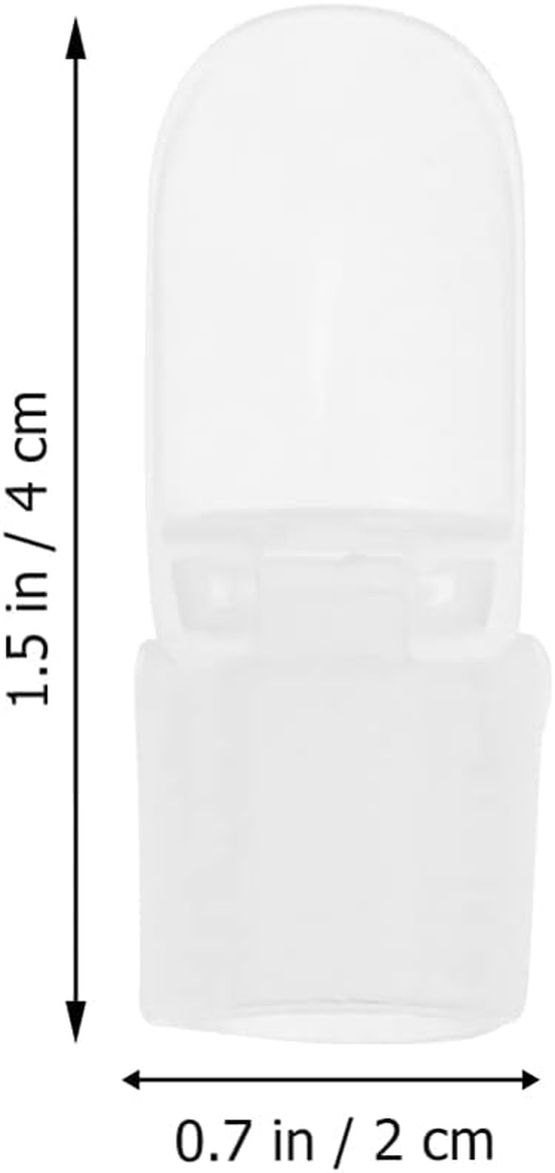 Baluue 20Pcs Armor Removal Tool Box Nail Polish Varnish Cover Protector Nail Polish Varnish Shield for Manicure Art Use image number 2