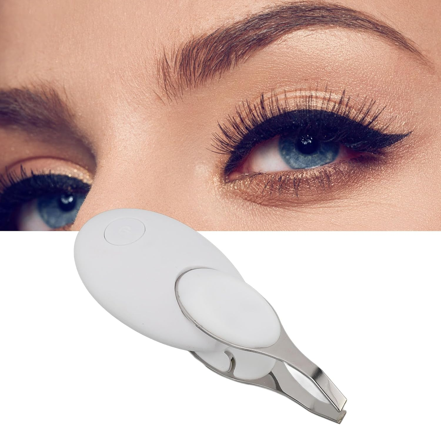 Electric Eyebrow Tweezers, Visualizable Hair Removal Tweezer,Precision Tweezer with HD Camera, ABS Material, 300Mah Battery for Men Women Makeup Eyelash Eyebrow image number 2