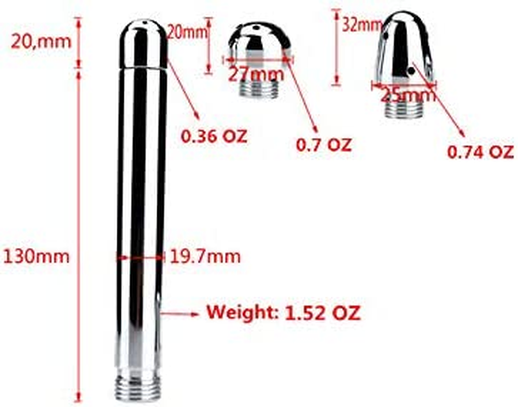 GRSPEHS Bathroom Handheld 3 Heads Aluminum Enema Shower Colonic Douche System Cleaner image number 1