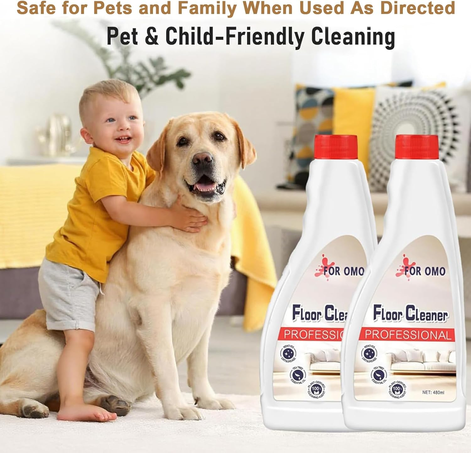 3 Bottle Floor Cleaning Solution for All Roborock Mopping Robots (S7,S8,Qrevo,Q7,Q8 Series), Floor Cleaner Liquid to Deep Clean Multiple Hard Floors, Kid & Pet-Friendly Robot Vacuum Cleaning Solution image number 4