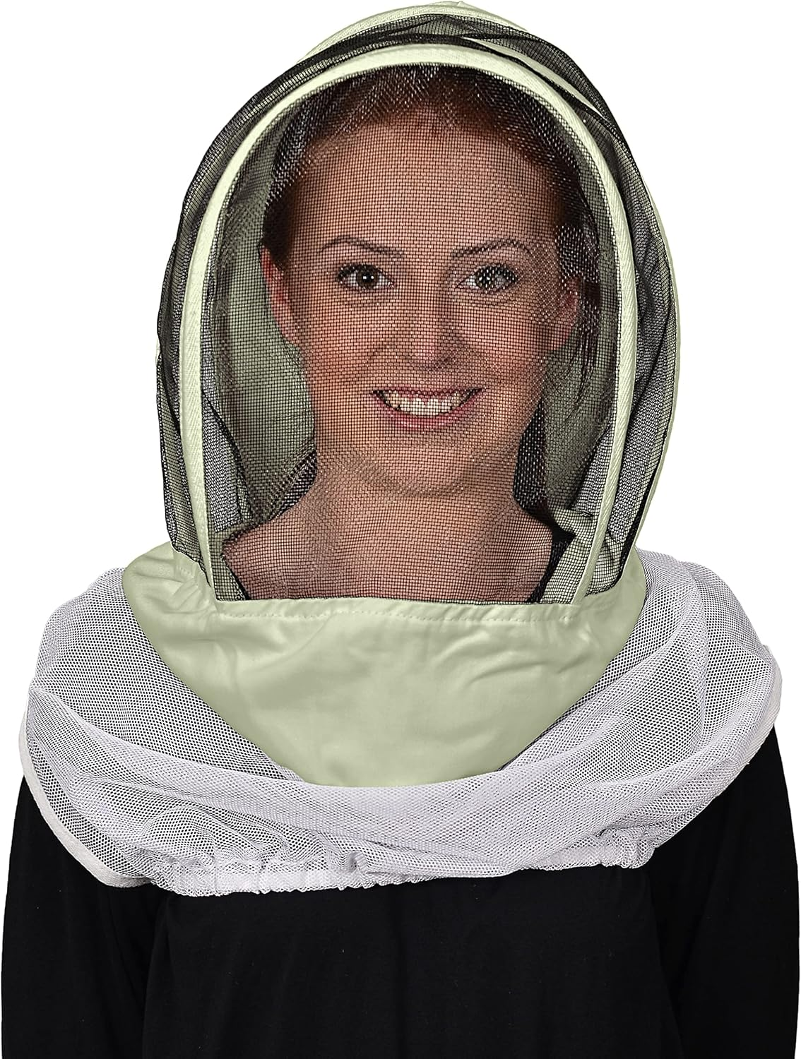 Humble Bee 211 Polycotton Beekeeping Veil with Fencing Hood, Olive image number 2