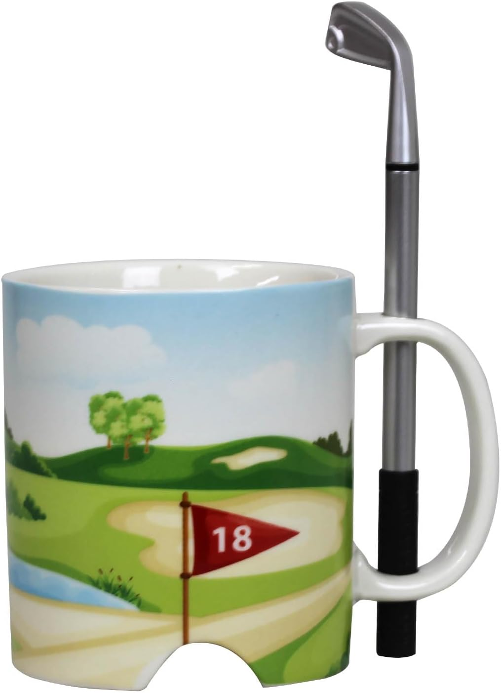 Out of the Blue Golf Course Mug with Golf Club Pen and Golf Ball image number 1