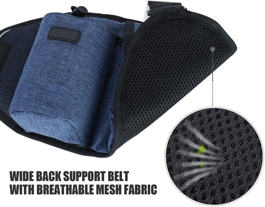 Dog Treat Pouch with Waist Bag for Walking Small Medium Large Dogs, Hands Free Dog Leash with Multi Pouches with Water Bottle Holder, for Walking, Running, Hiking, Upgraded Multifunctional image number 5