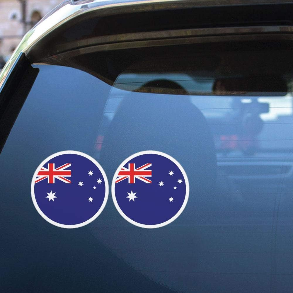 Australian Flag X2 Sticker Decal Aussie Straya Oz Country Love Proud image number 1