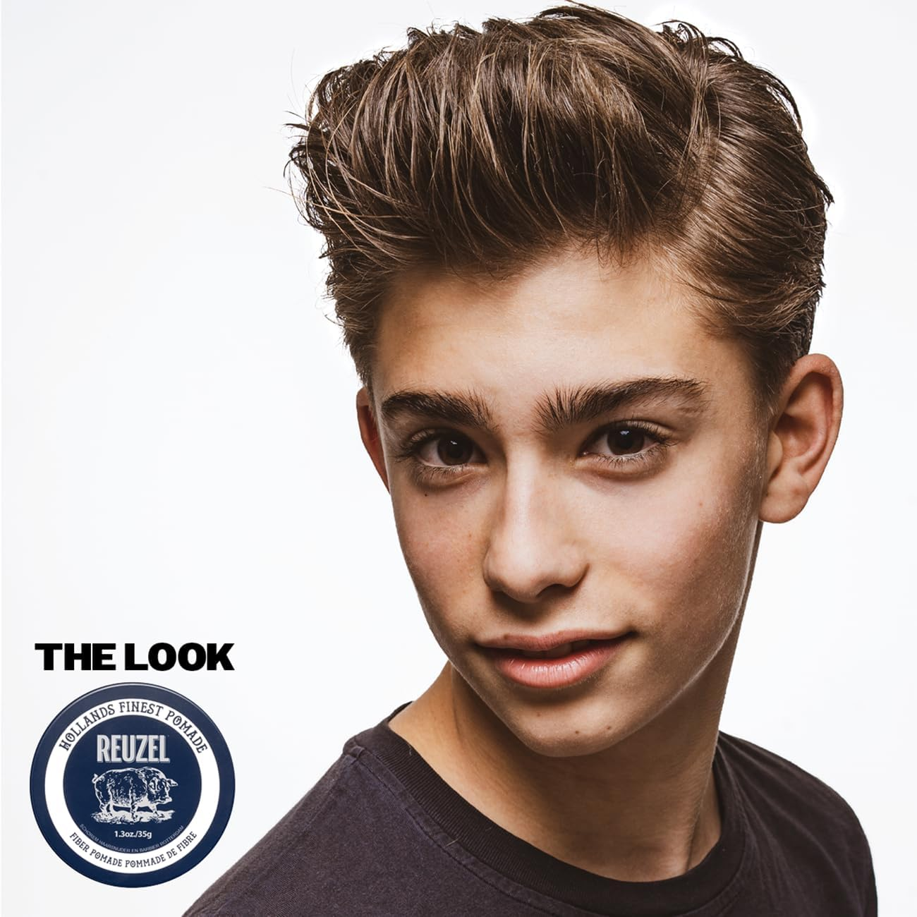 Reuzel Fiber Pomade - Men'S Concentrated Wax Formula with Natural and Organic Hold - a Vegan Defining and Thickening Product That'S Extra Easy to Apply and Remove with an Original Fragrance - 1.3 Oz image number 2