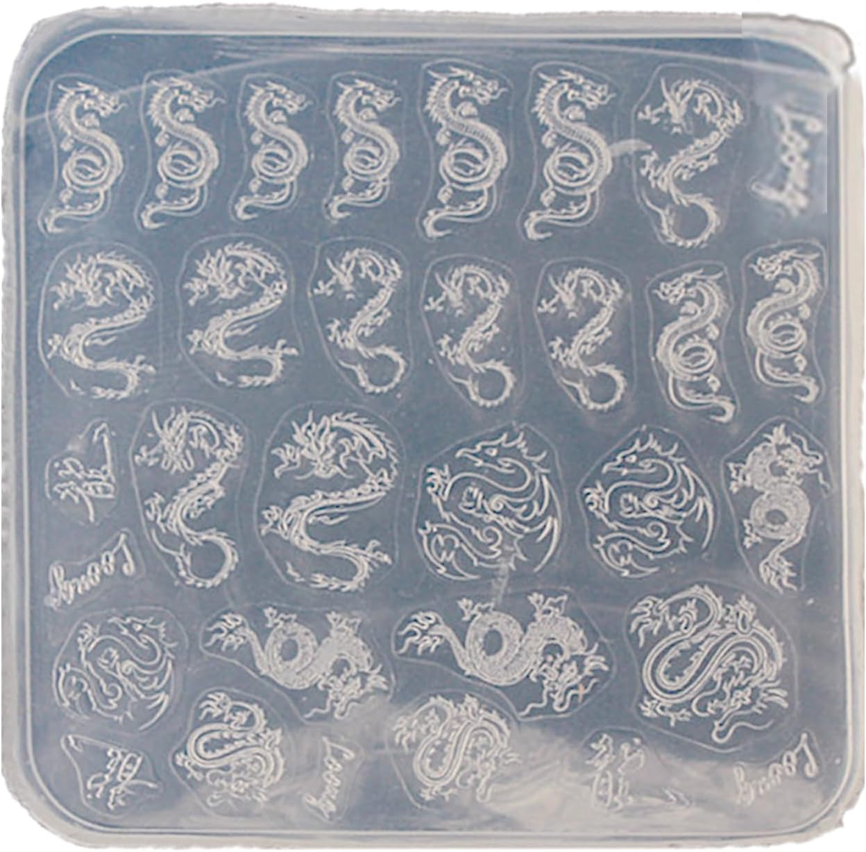 Silicone Nail Art Mold - Sturdy & Reusable Multi-Design Templates for Home DIY, Professional Salon Use | Floral & Butterfly Embossing Template Kit for Nail Artists, DIY Enthusiasts image number 2