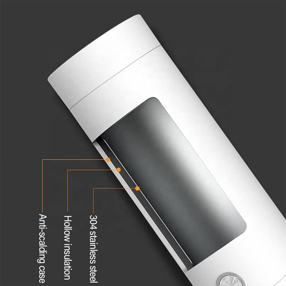 Insulated Travel Electric Kettle, Hot Traveling Mini Water Boiling Kettle, Portable Double-Wall Vacuum Thermos Water Bottle,Suitable for Coffee, Tea and Beverage
