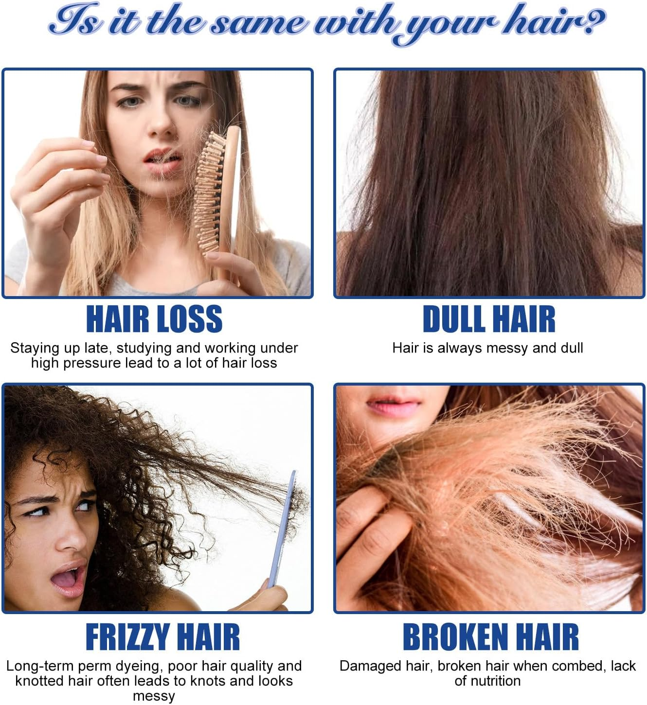 Protein Correction Hair Straightening Cream, Silk & Gloss Protein Hair Cream, Keratin & Amino Acid Nourishing Smoothing Solution for Frizzy Dry Curly Hair, Formaldehyde-Free Salon Care (4Pcs) - 4Pcs image number 5