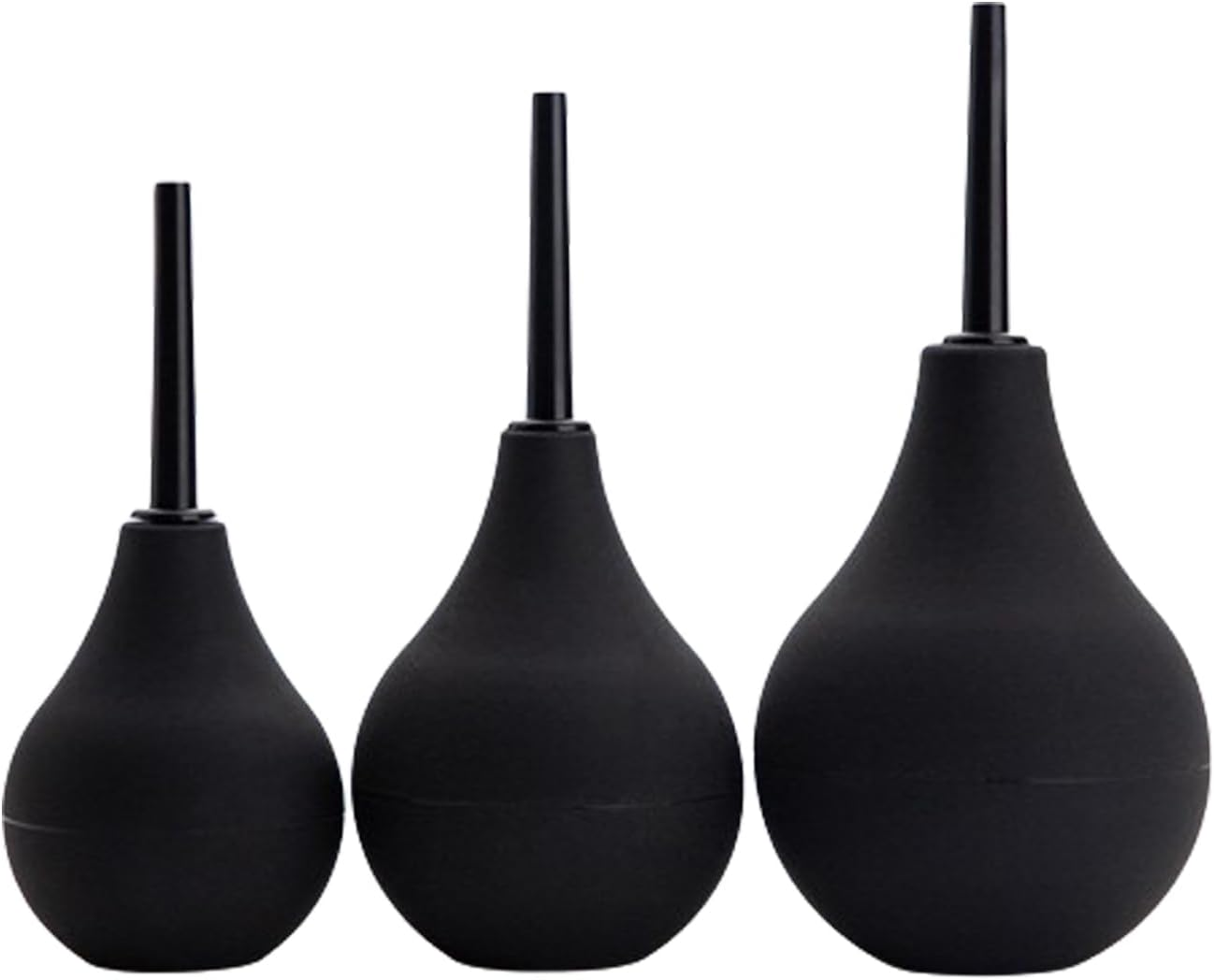 3PCS Silicone Anal Enema Bulb Kit Anal Douche Enema Duchas Anales Colon Enema Cleansing Bulb Douche for Men Women Vagina Cleaning Kit image number 4