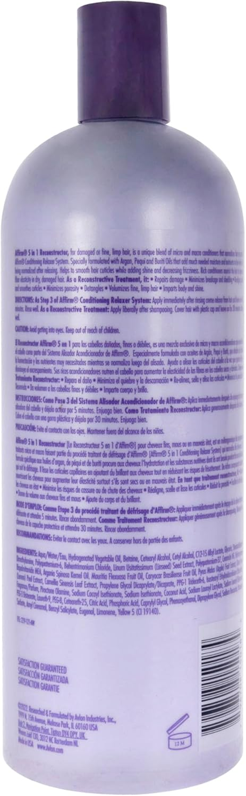 Avlon Unisex Affirm 5 in 1 Reconstructor Conditioner 32 Oz image number 1