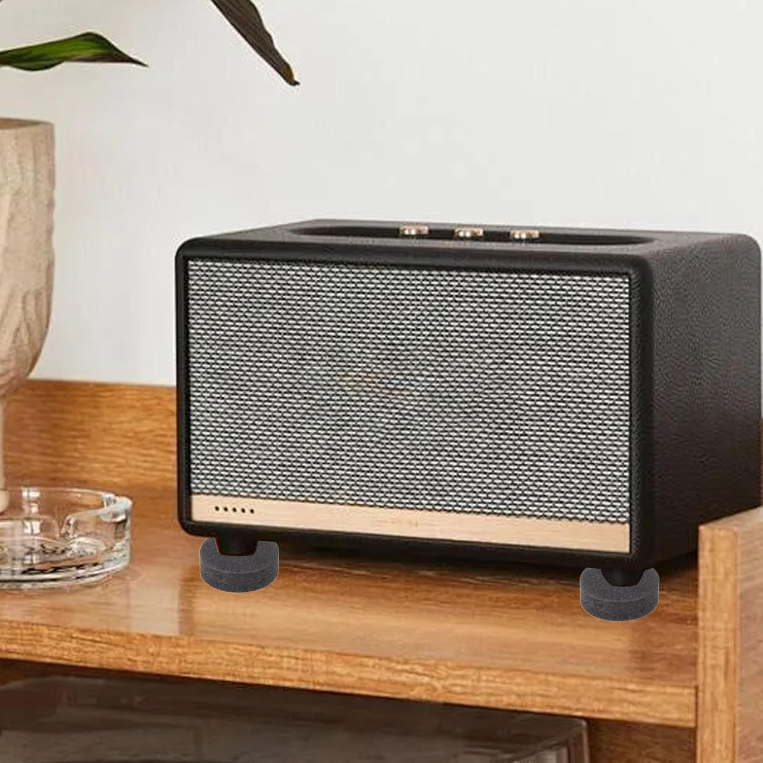 Sharainn 100 Pcs Foam Isolation Pads, 15X5Mm Thicked Vibration Damping Pads with Adhesive, anti Vibration Isolation Isolator for Audio CD Hifi Home Theater, Reduces Resonance image number 6