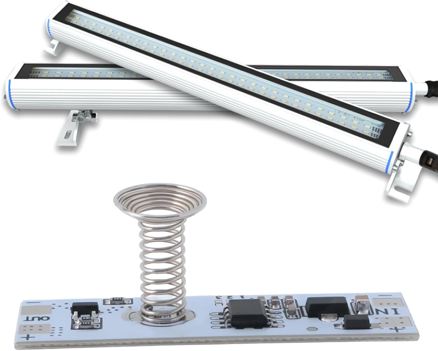 Emsea 8Pcs Touch LED Dimmer Module DC 5-24V Switch Module for DIY Wardrobe Cabinet Lights, Display Cabinet Lights, LED Hard Light Strips, Light Belts image number 5