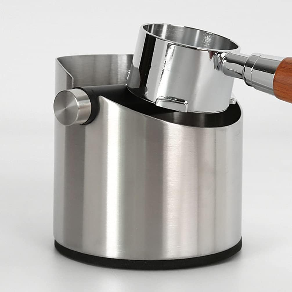 Espresso Knock Box Stainless Steel Coffee Ground Knock Box Style Knock Container Espresso Dump Bin Grind Waste Bin Coffee Maker Accessories image number 1
