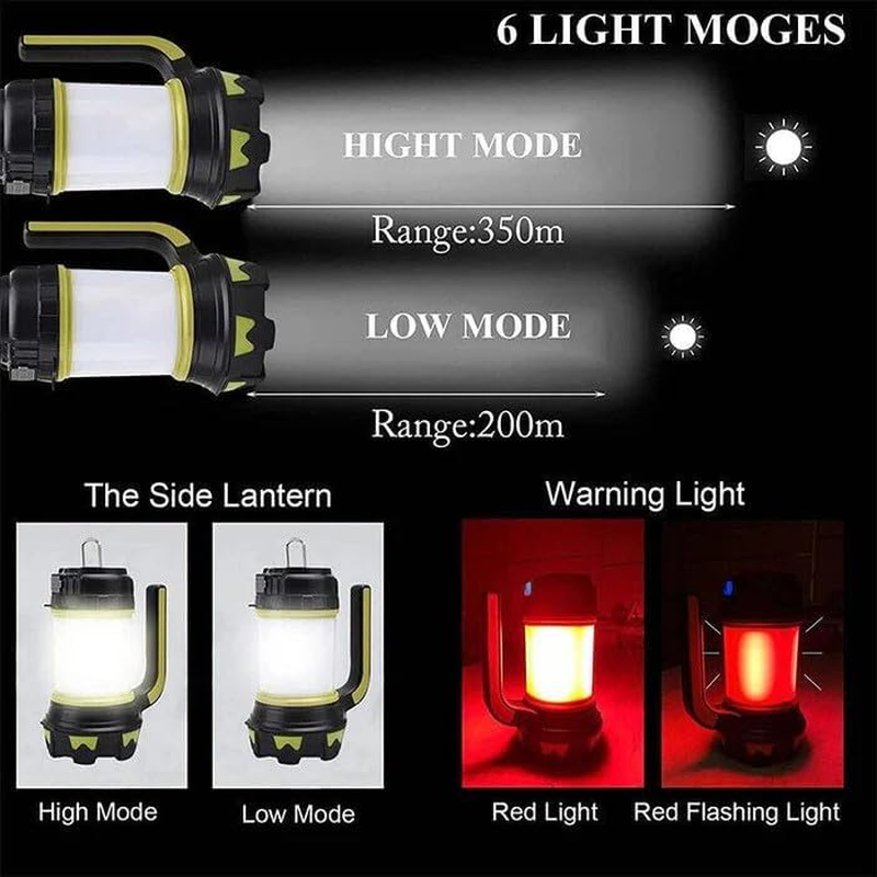 TAVICE Rechargeable LED Camping Lantern Outdoor Tent Light Lamp & Power for Phone image number 3