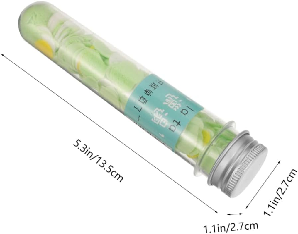 Kisangel 5Pcs Portable Scented Soap Petals Foaming Soap Flakes for Outdoor Travel Lightweight Washable Slice for Camping Hiking and Daily Use