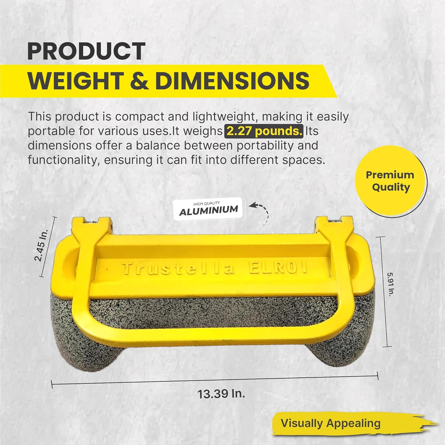Premium Aluminum Trustella Kebab Maker | Create Flawless, Professional Skewers | Heavy-Duty, Non-Stick, Food Grade Teflon Coating, Easy Clean | the Ultimate BBQ Companion for Home Chefs (Yellow) image number 2