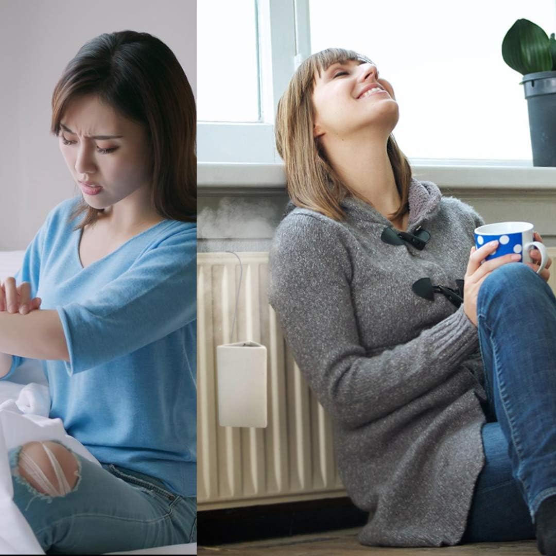 Joeji'S Kitchen Set of 4 Hanging Radiator Humidifiers - Just Add Water - White Ceramic Radiator Humidifier for Home Air Water Humidity Control - No More Dry Chapped Skin - Eco Friendly image number 4