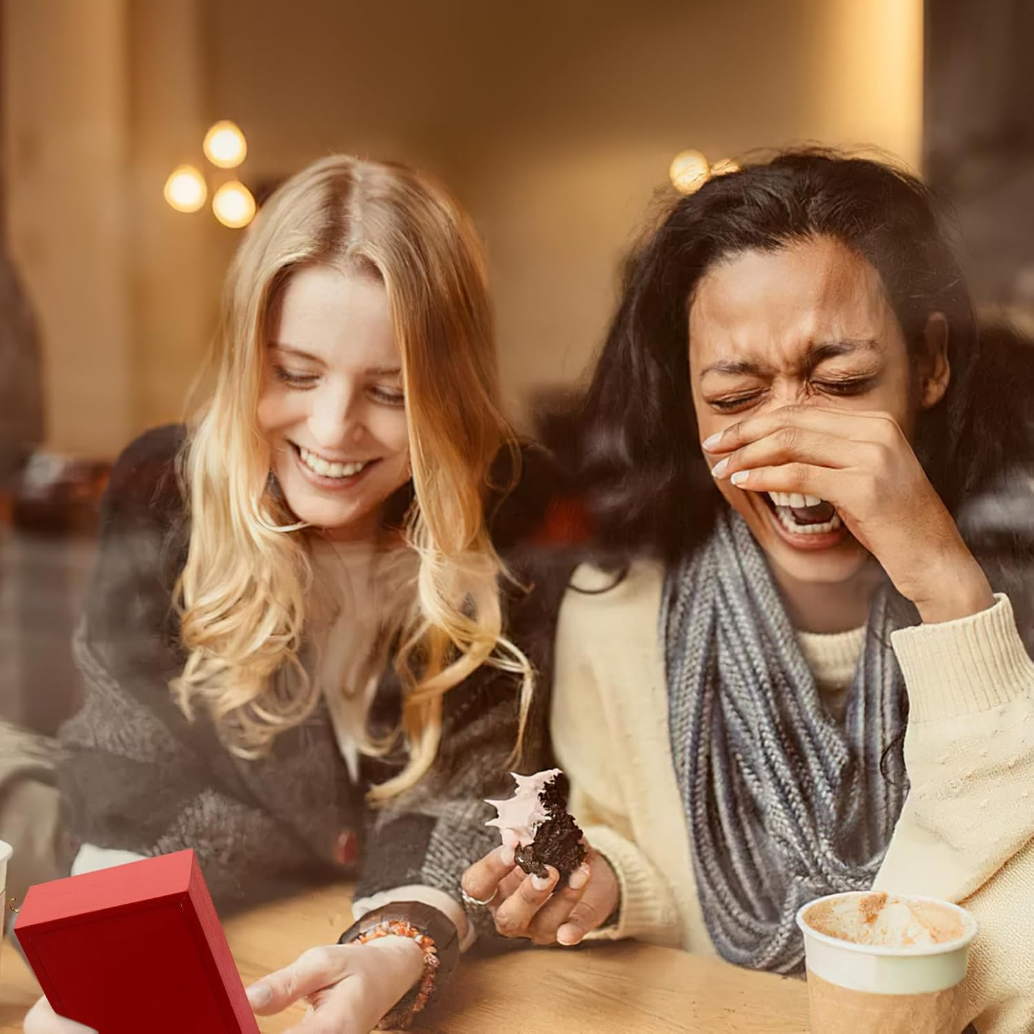 JULEASEL Funny Gift Emergency Box W/Hammer, Break in Case of Emergency Box, Personalized Prank Gag Gift for Birthday Holiday, Funny Desk Decor, White Elephant Gift for Friend Coworker Family image number 4