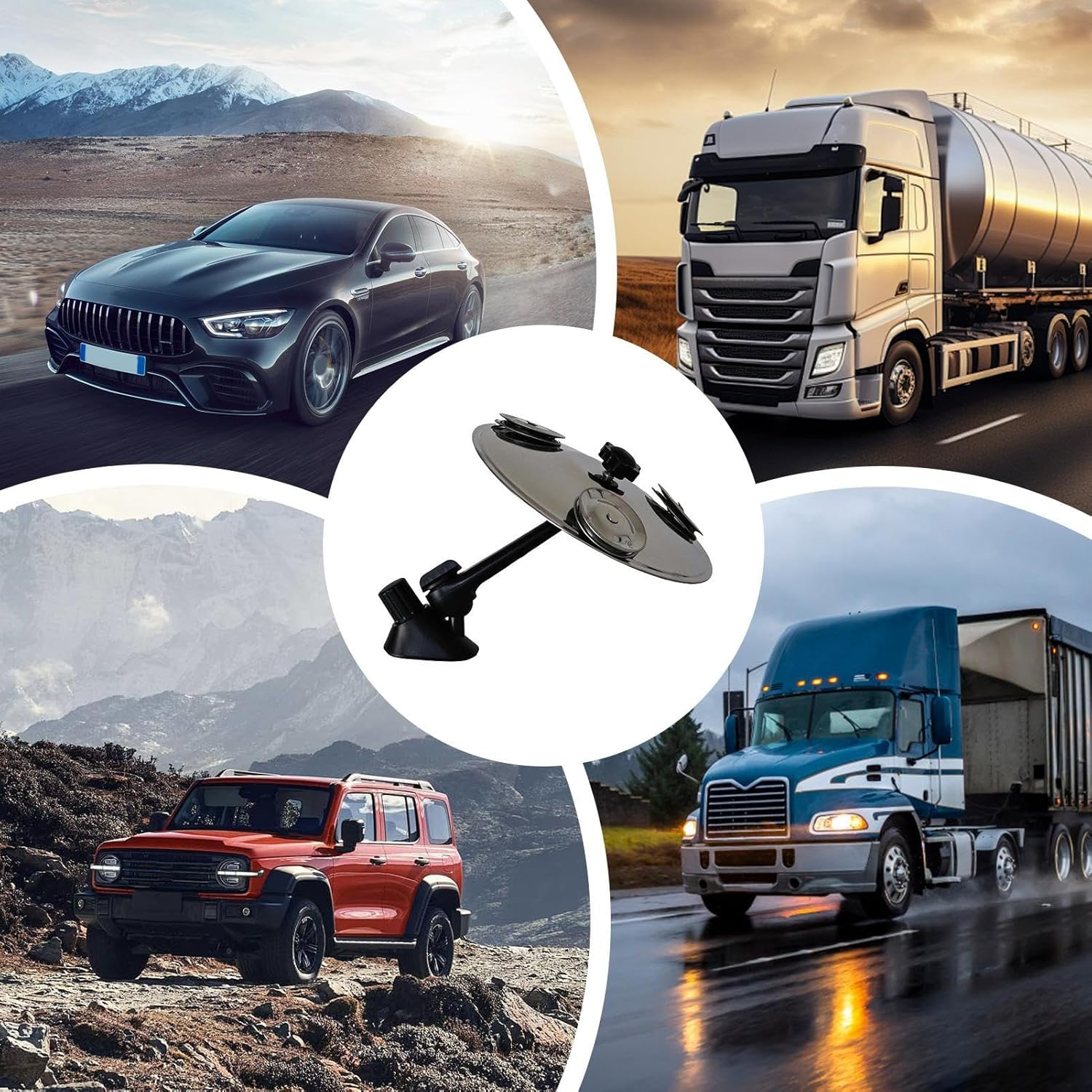 Car Symbol Drum Air Vent, Metal Drum Set Interior Accessory, Fun Dashboard Decoration, 14Cm, for Vehicles, Trucks, Rvs, and Family or Friend Bringing Entertainment image number 5