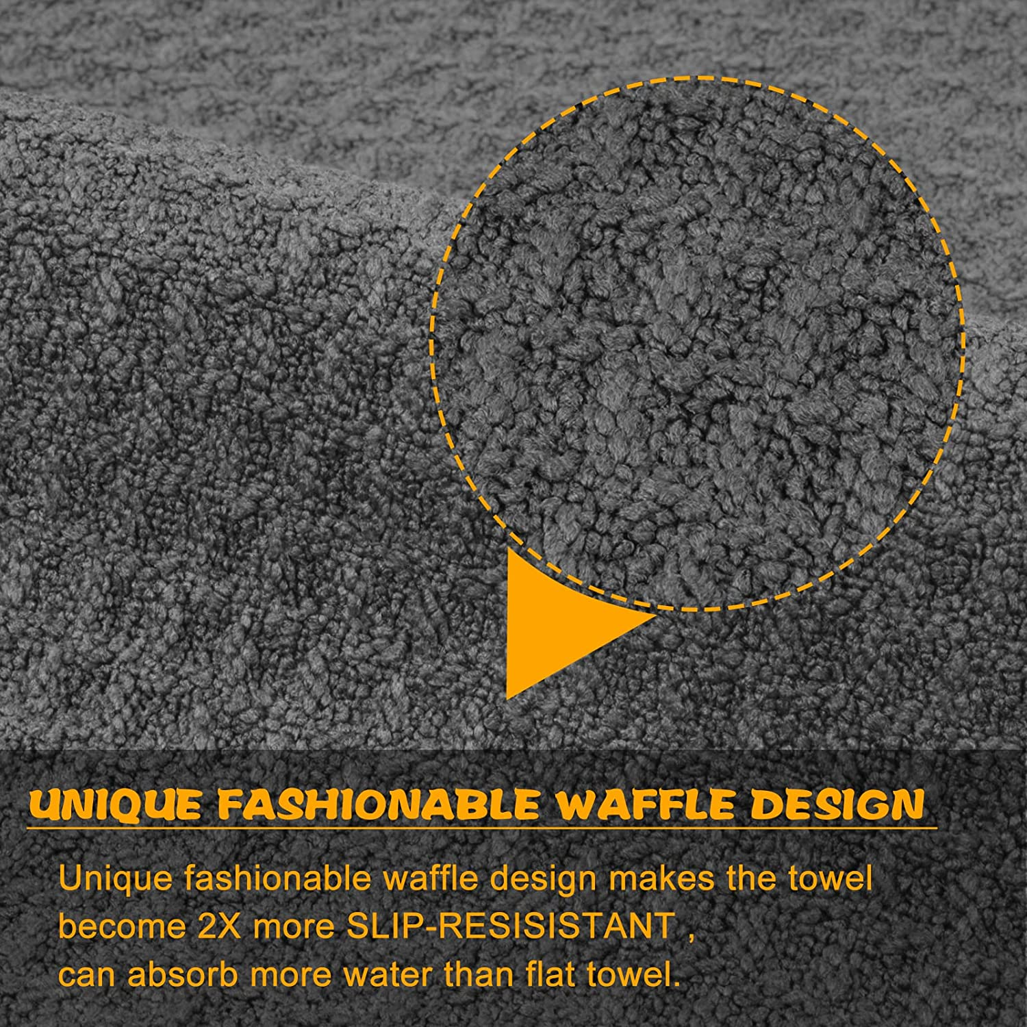 SUNLAND 3 Pack Microfiber Sports Workout Towels Fast Drying Fitness Sweat Towels for Men & Women Lightweight Multi-Purpose Gym Exercise Towel 16Inch X 32Inch Grey