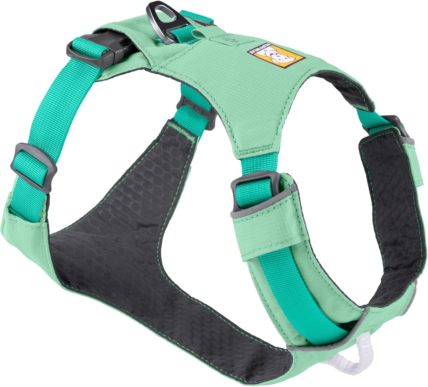 RUFFWEAR Hi & Light Dog Harness, No Pull Harness for Dogs Small, Medium, Large & XL. Fully Adjustable Lightweight Harnesses with Aluminium Lead Attachment Portal & ID Bag, Sage Green (XXS, 33-43 Cm)
