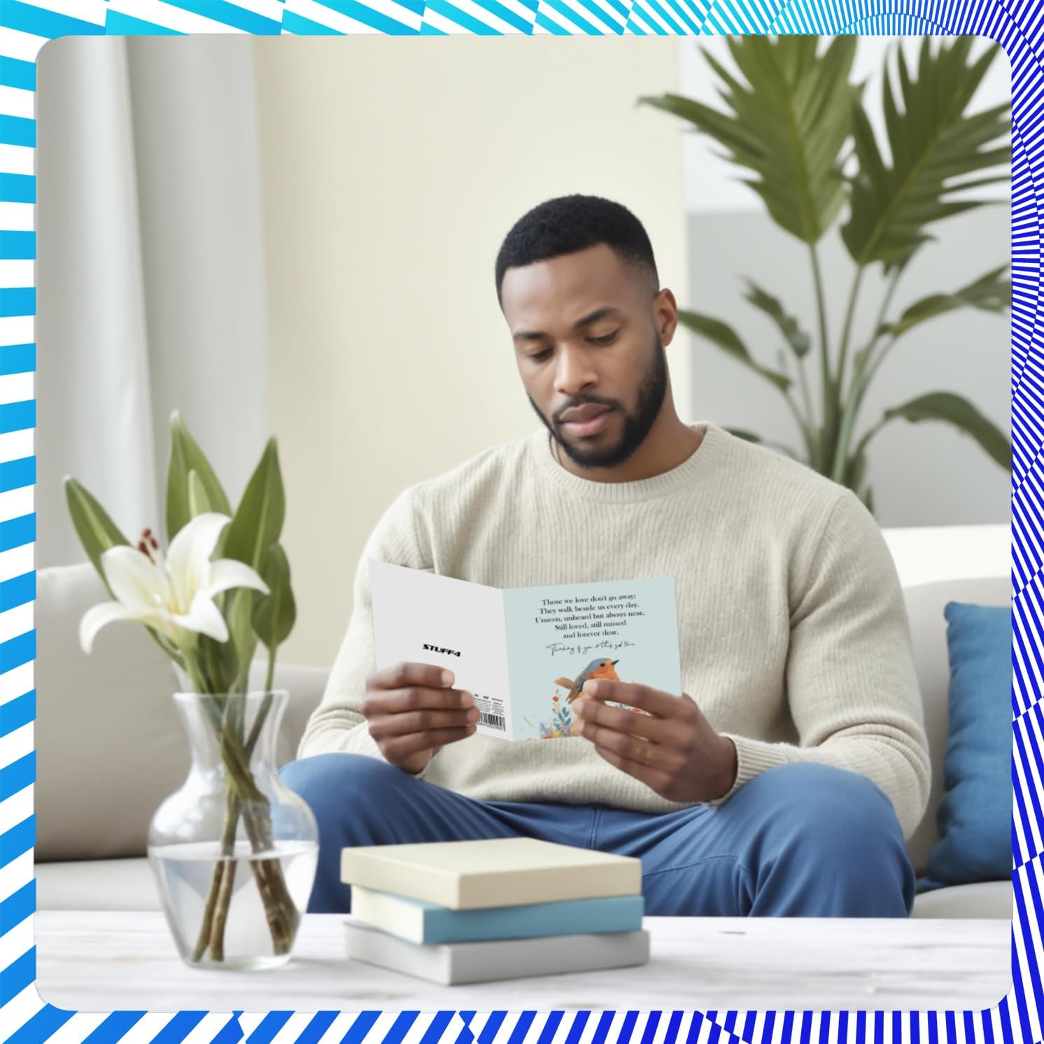 Sympathy Card - Those We Love - Condolence Card, Mourning Bereavement Cards for Adults, Sorry for Your Loss Thinking of You, 145Mm Greeting Cards