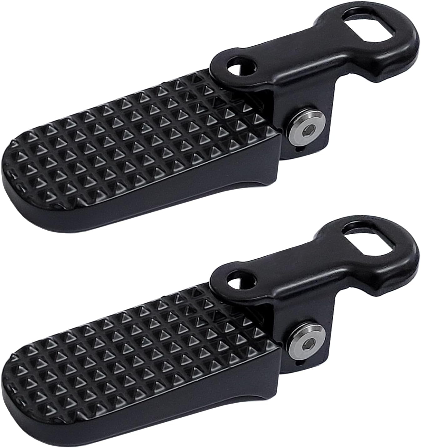 Pair of Aluminium Alloy Non-Slip Bicycle Foot Pegs, Bike Pegs, Folding Bike Rear Pedals for Mountain Bike, Folding Bicycle image number 3