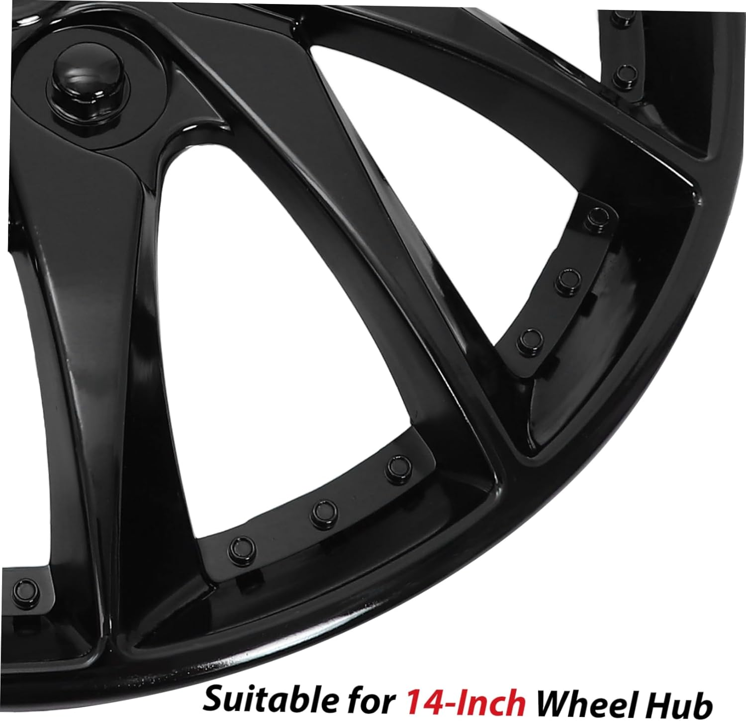 HEALEEP 14 Inch Hubcap Wheel Covers Pp Hub Cap for Car Wheels with Impact Shielding and Water Cleanable Surface image number 5