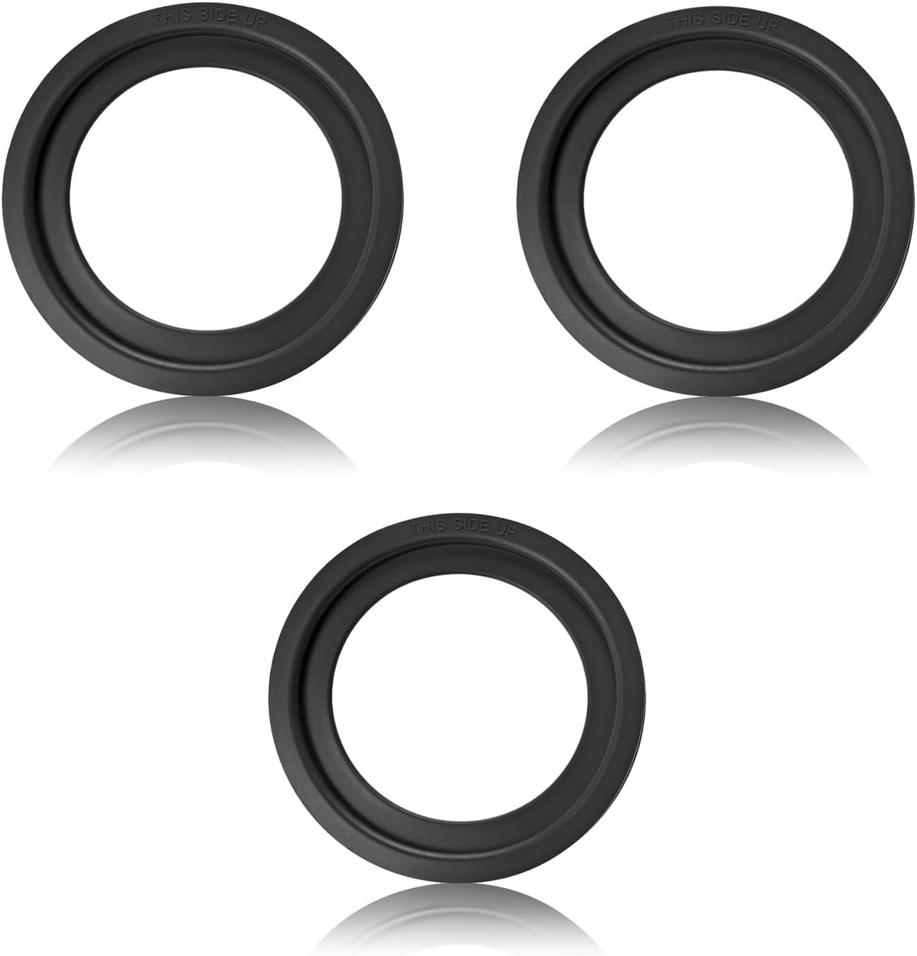RV Toilet Seal Replacement Kit 385311658 High-Performance Rubber Seal Ring for Camping Trailers & Motorhomes, Leak Prevention Repair Parts (3 Pcs) image number 1