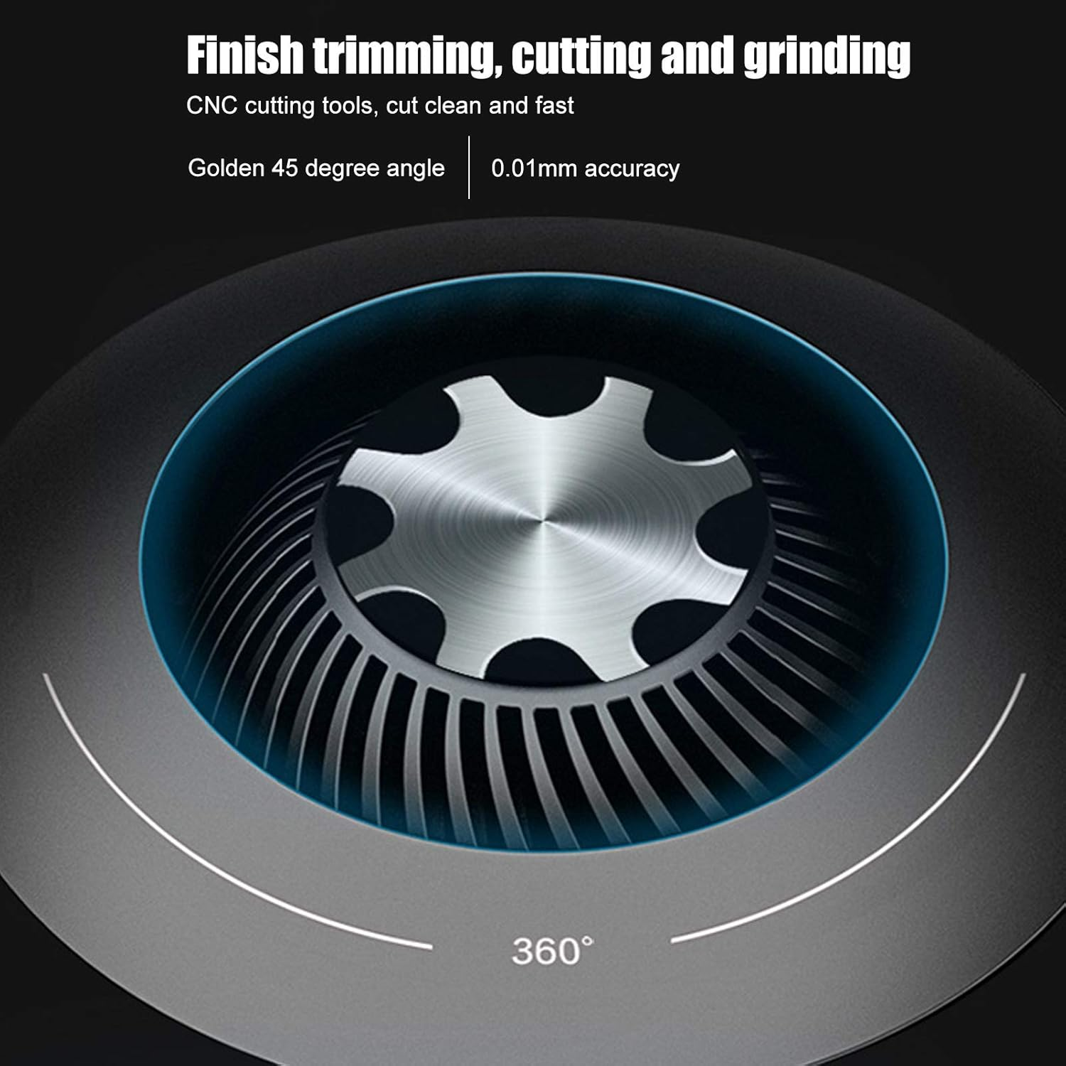 Electric Nail Clipper USB Intelligent Chargable Electric Nail Clipper, Intelligent USB Charging, for Adult Baby Nail Care, Black image number 2