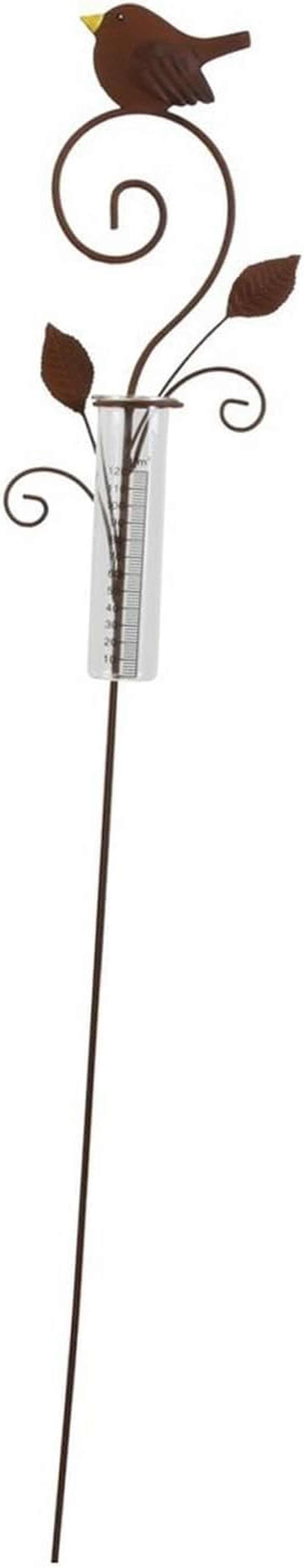 Rain Gauges Bird Rain Gauge for Measuring Precipitation Backyard Garden